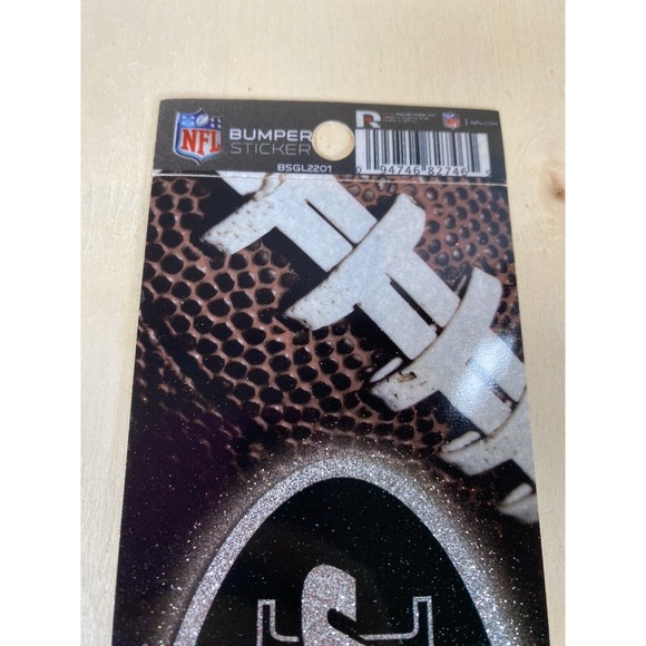New York Jets Bumper Sticker Football NFL‎ Brand Glitter Design Licensed - Picture 4 of 5